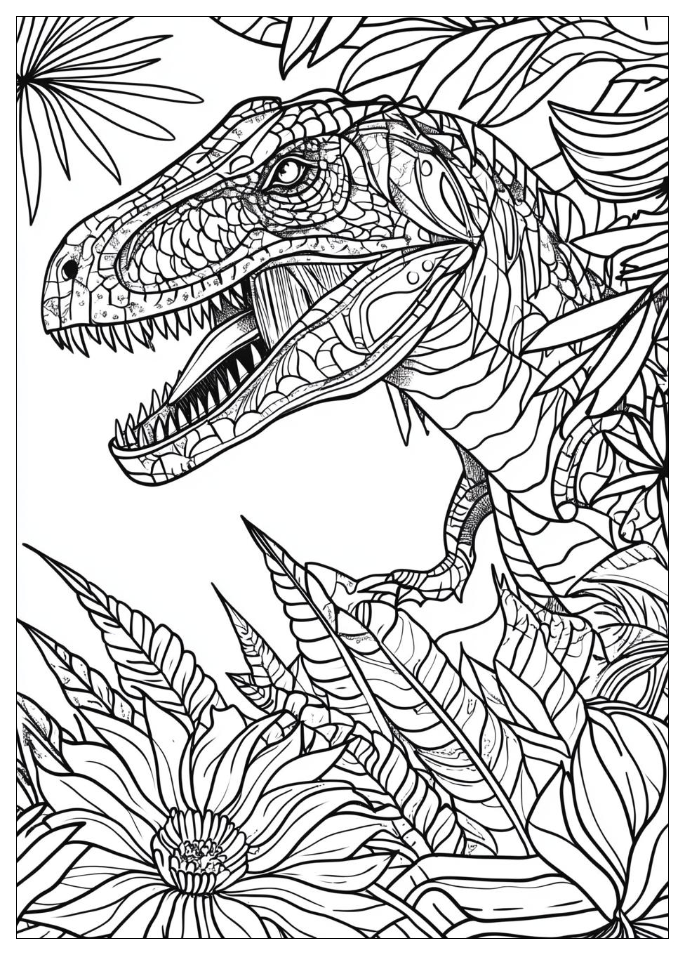 T-Rex Coloring Pages-14