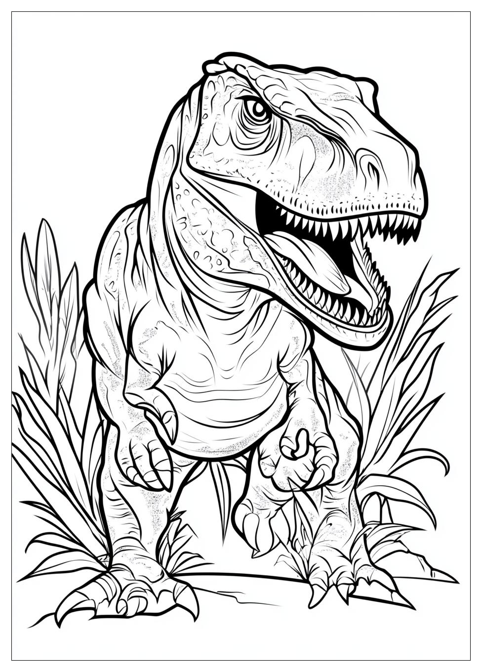 T-Rex Coloring Pages-15