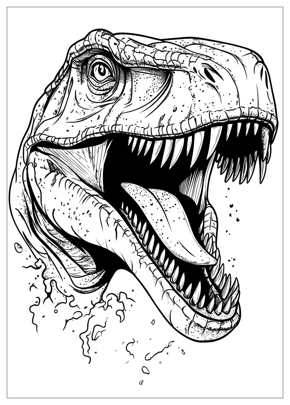T-Rex Coloring Pages-16