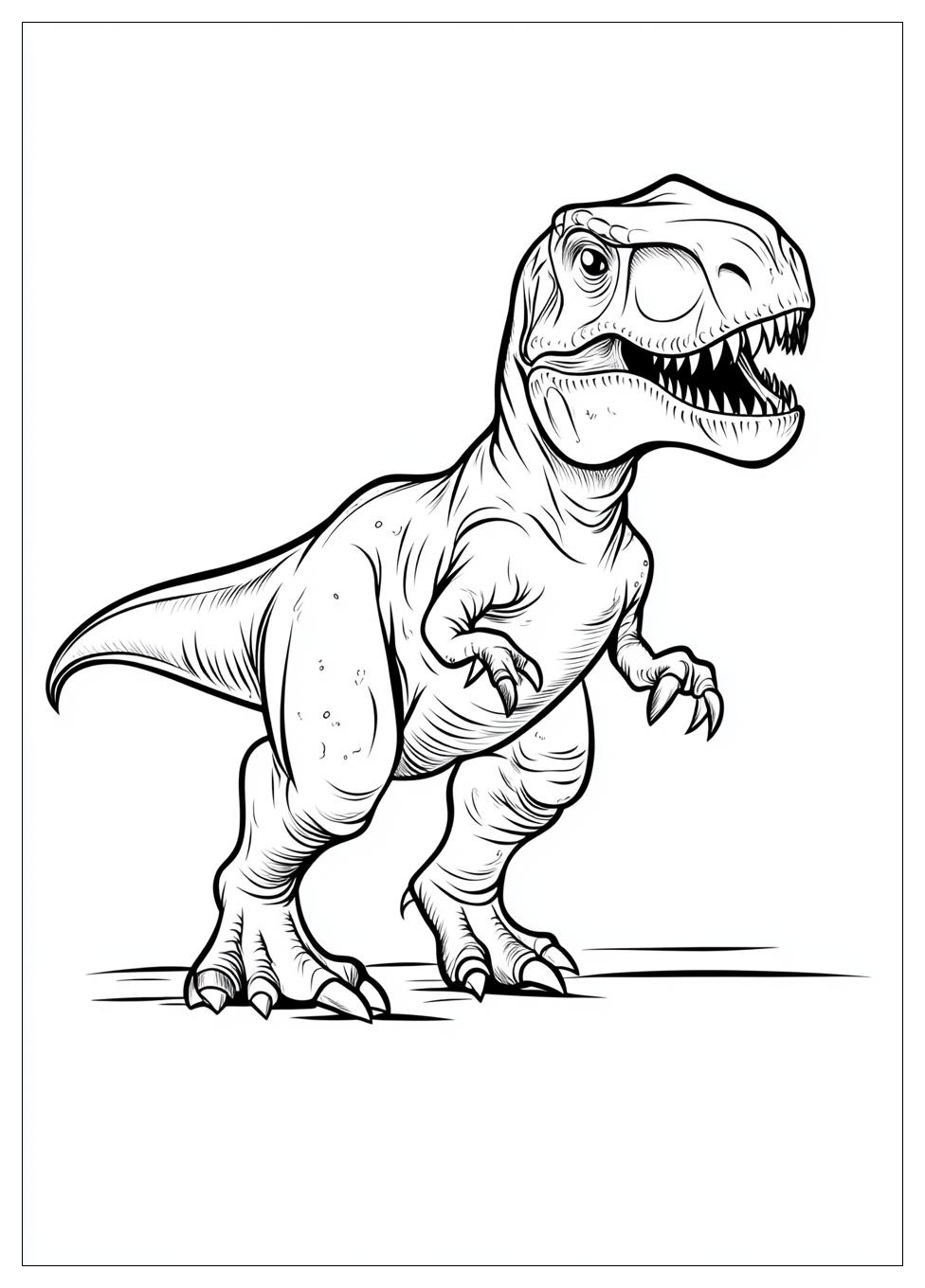 T-Rex Coloring Pages-17