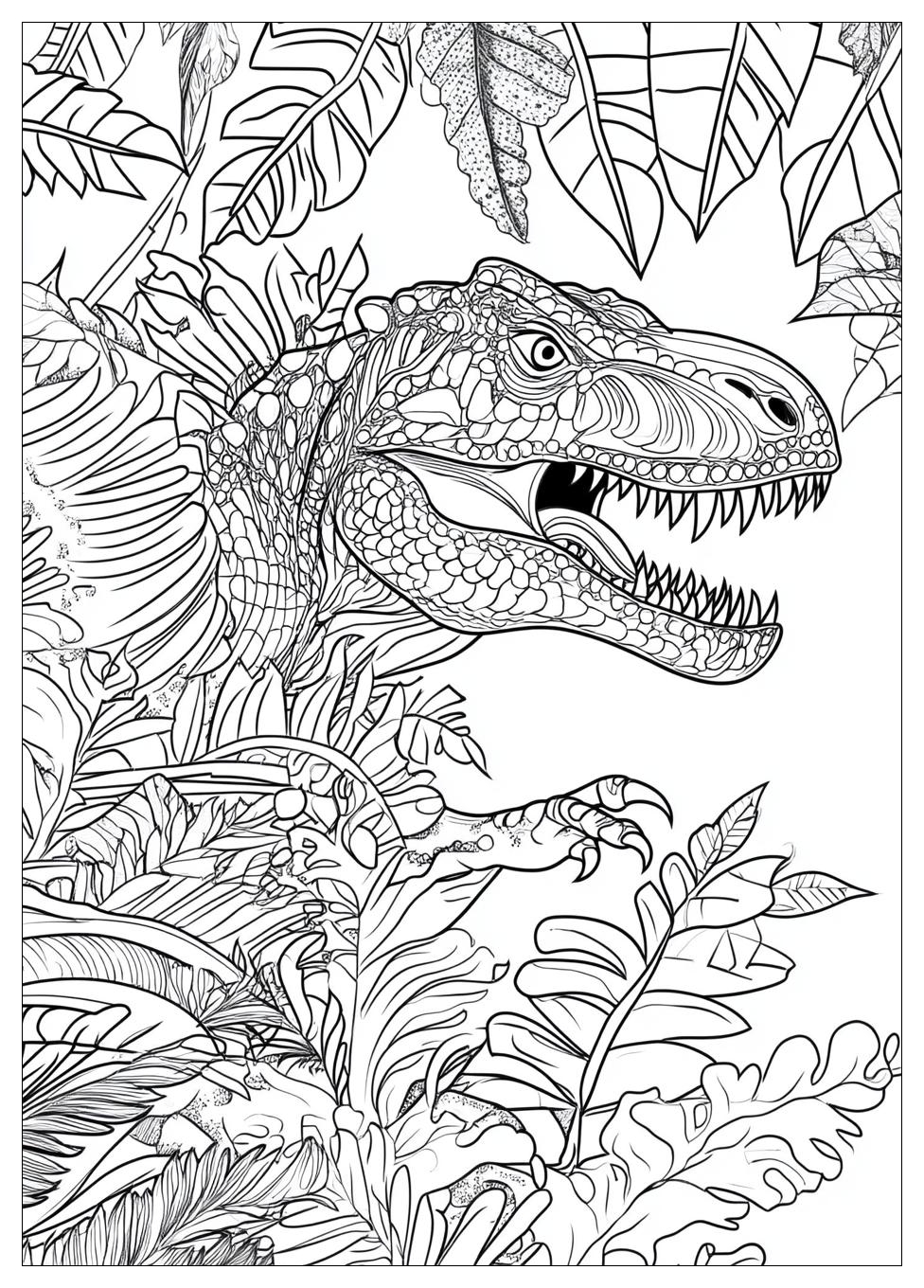 T-Rex Coloring Pages-18