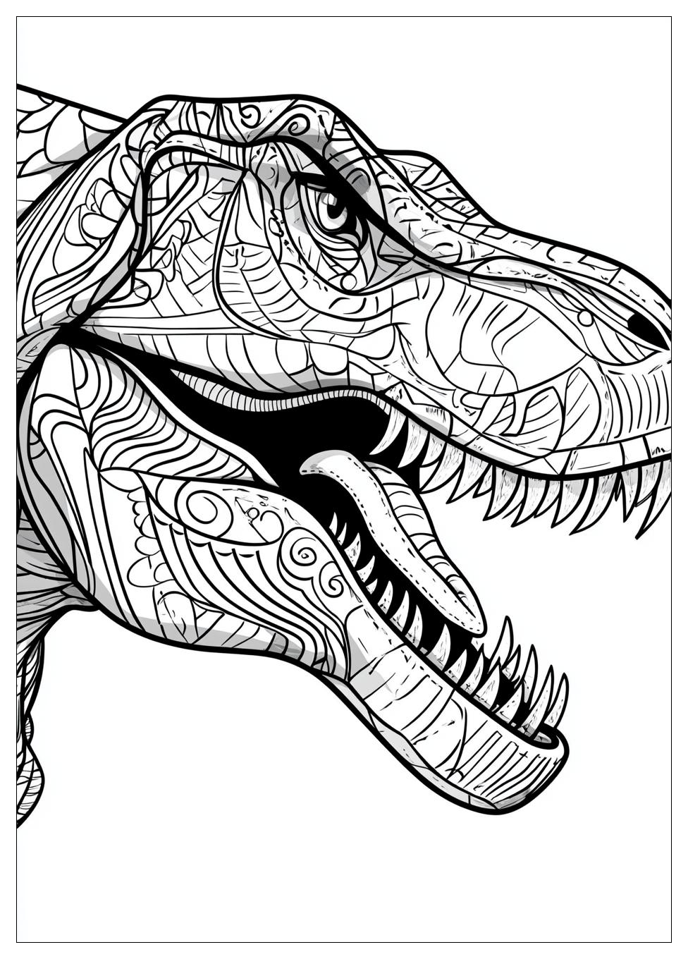 T-Rex Coloring Pages-19
