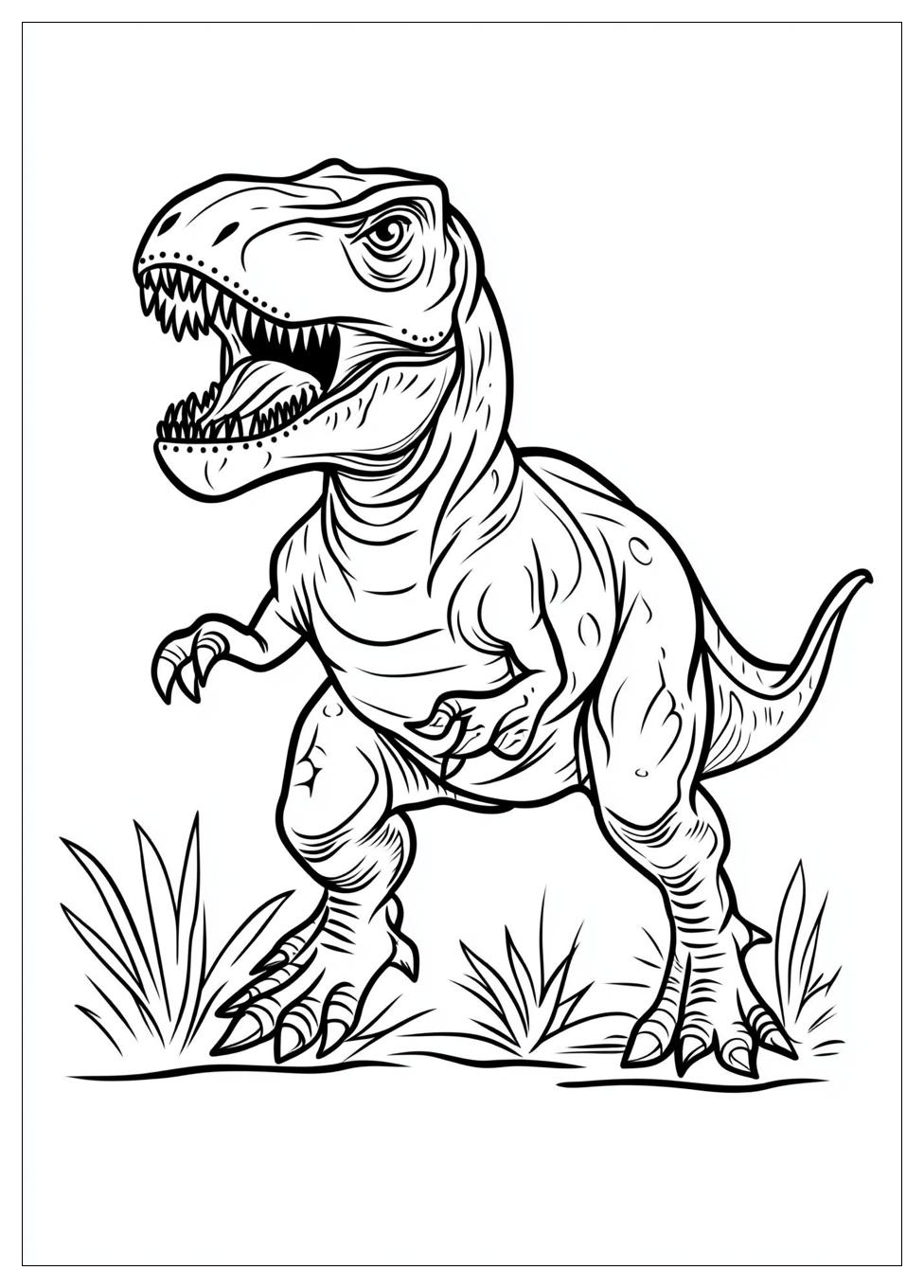 T-Rex Coloring Pages-20