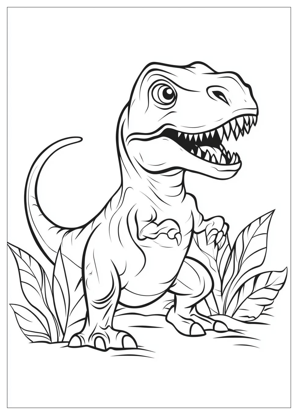 T-Rex Coloring Pages-3