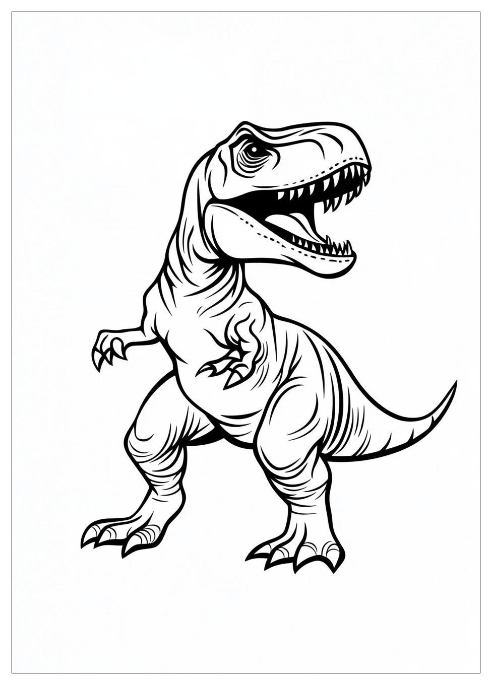 T-Rex Coloring Pages-4