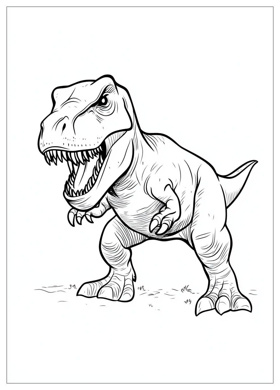 T-Rex Coloring Pages-5