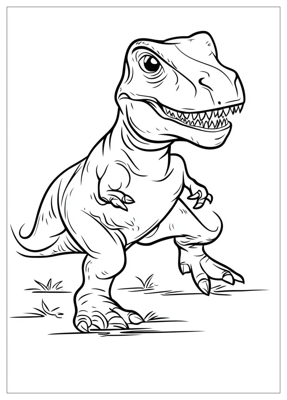 T-Rex Coloring Pages-6