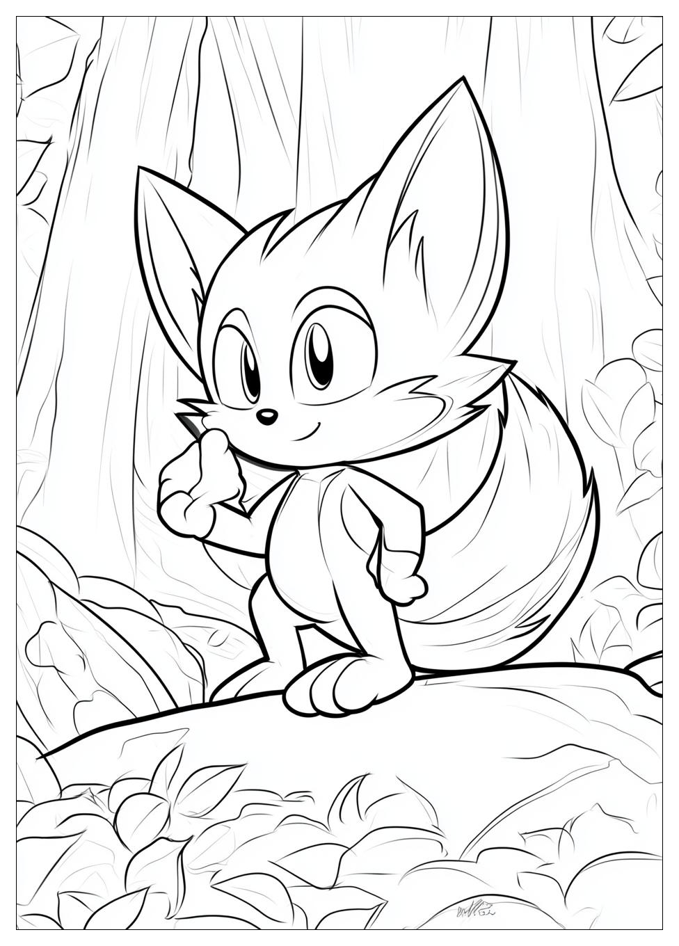 Tails Coloring Pages-2