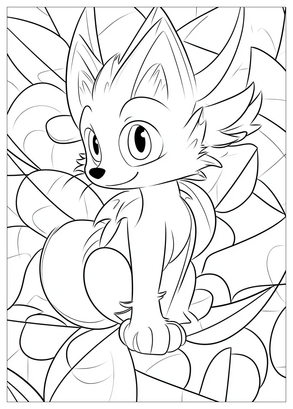 Tails Coloring Pages-3