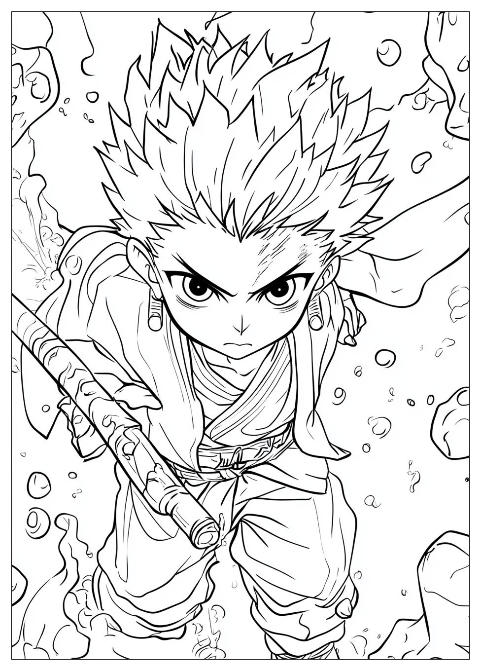 Tanjiro Coloring Pages-12