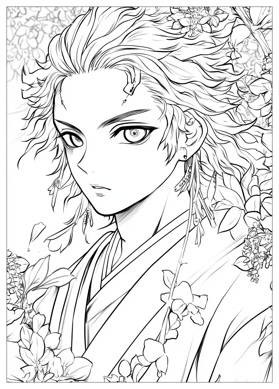 Tanjiro Coloring Pages-14