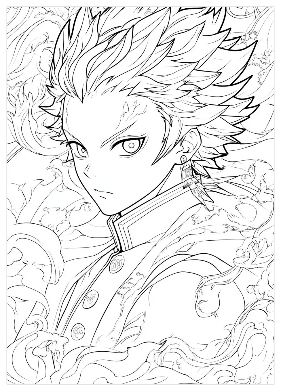 Tanjiro Coloring Pages-17