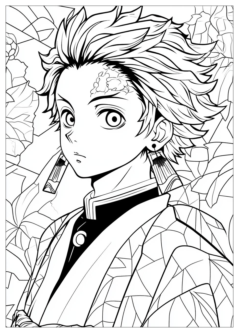 Tanjiro Coloring Pages-18