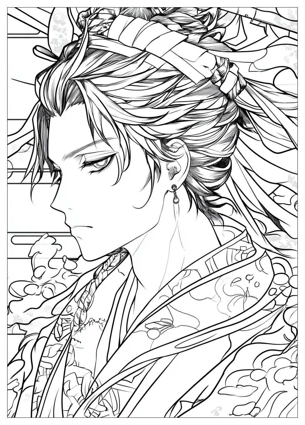 Tanjiro Coloring Pages-19