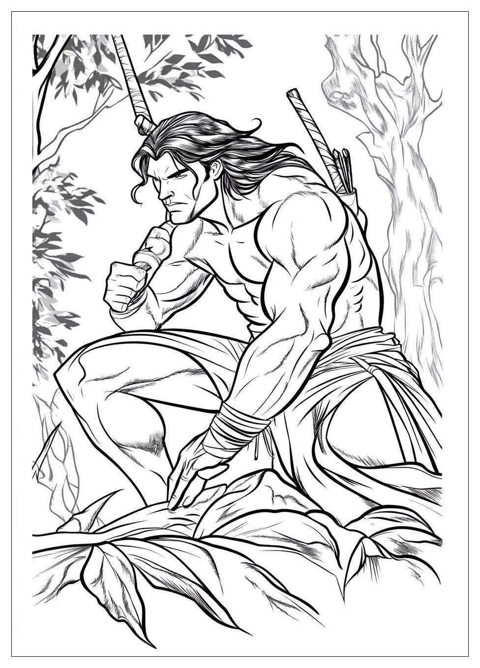 Tarzan Coloring Pages-2