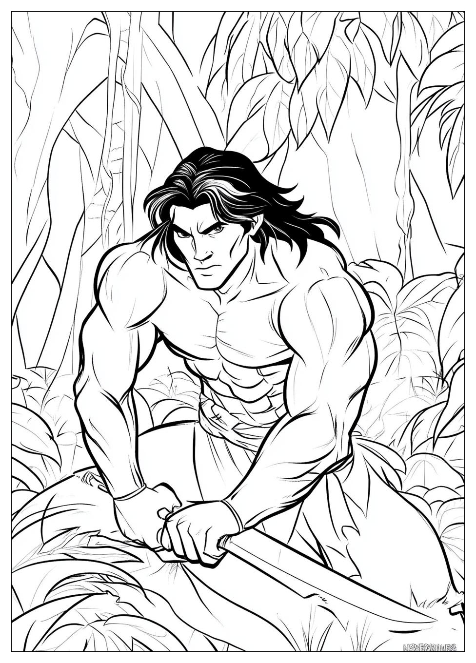Tarzan Coloring Pages-3