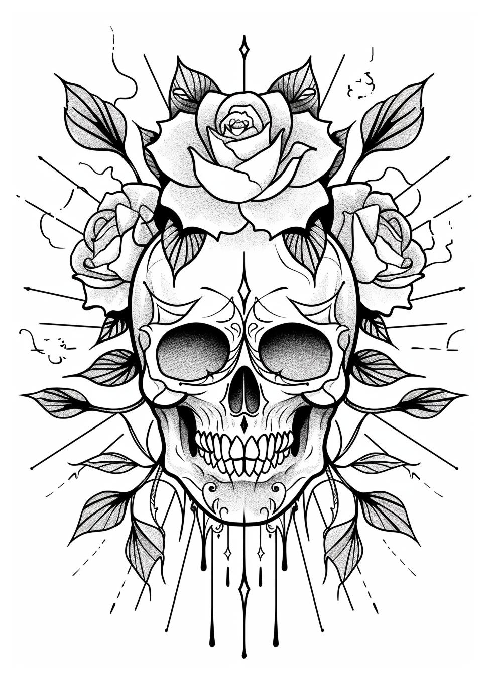 Tattoo Coloring Pages-7