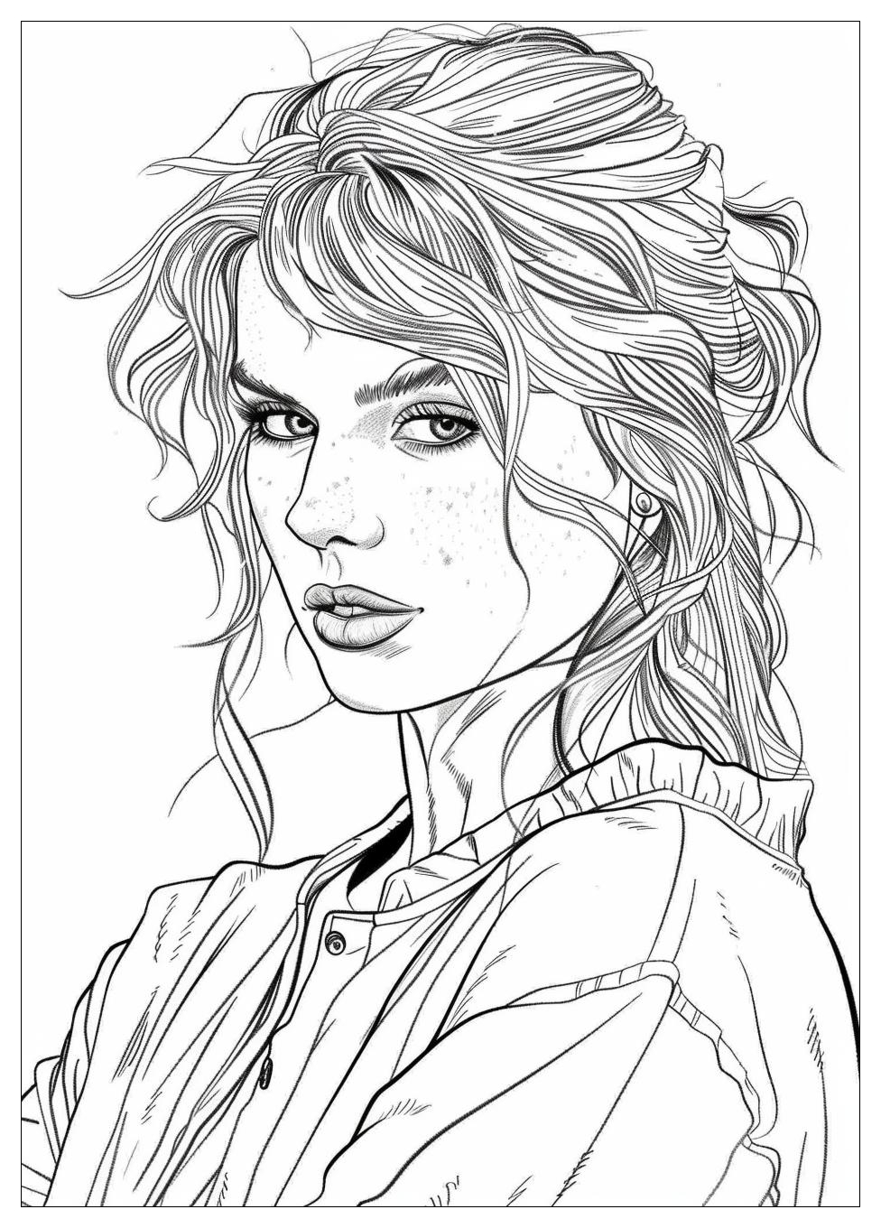 Taylor Swift Coloring Pages-7