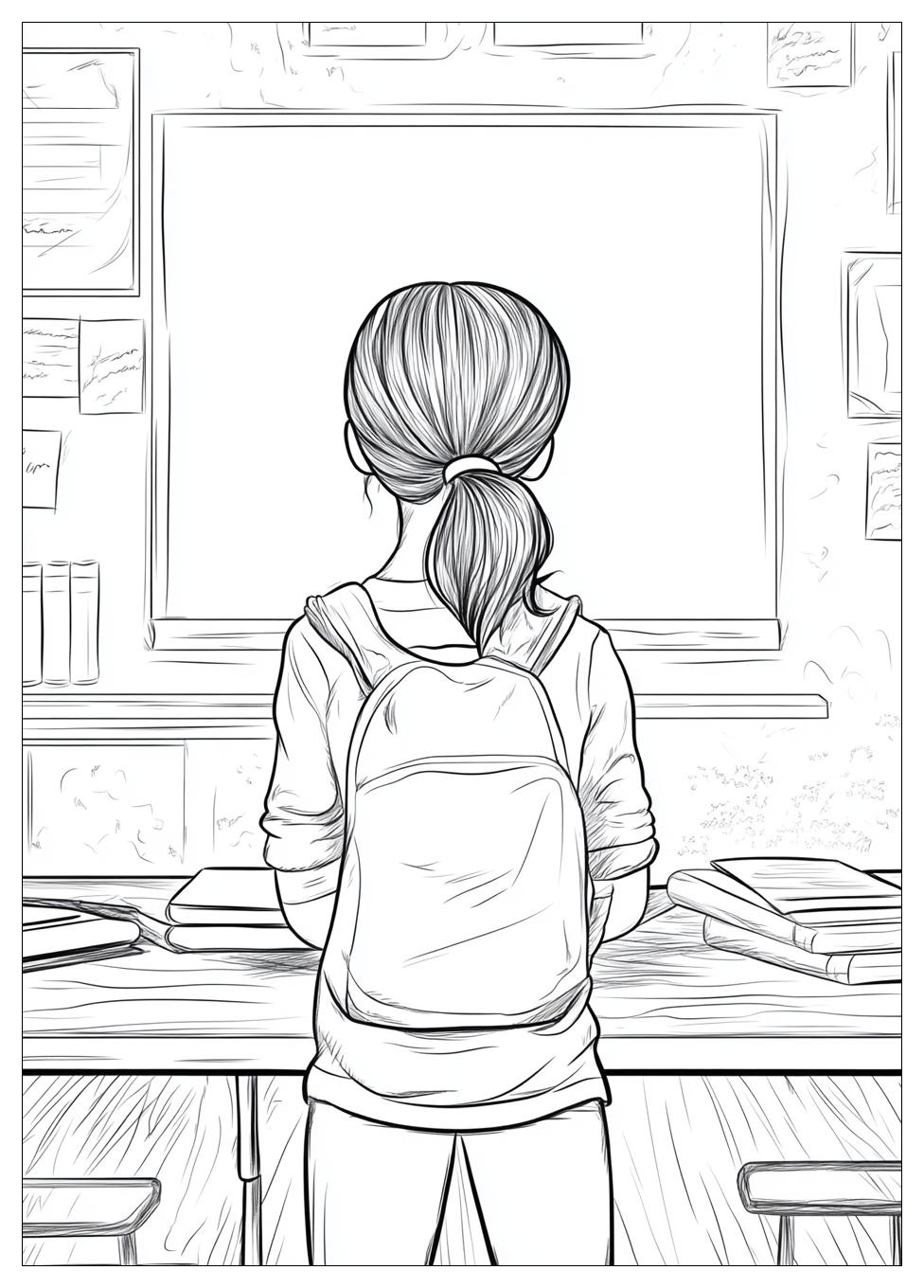 Teacher Coloring Pages-1