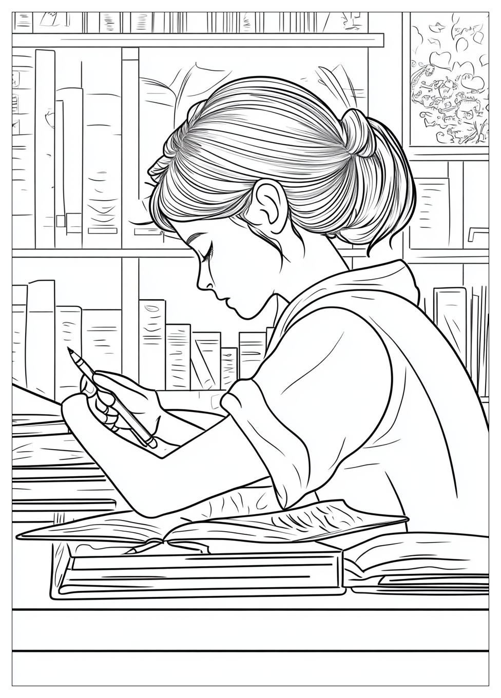 Teacher Coloring Pages-13