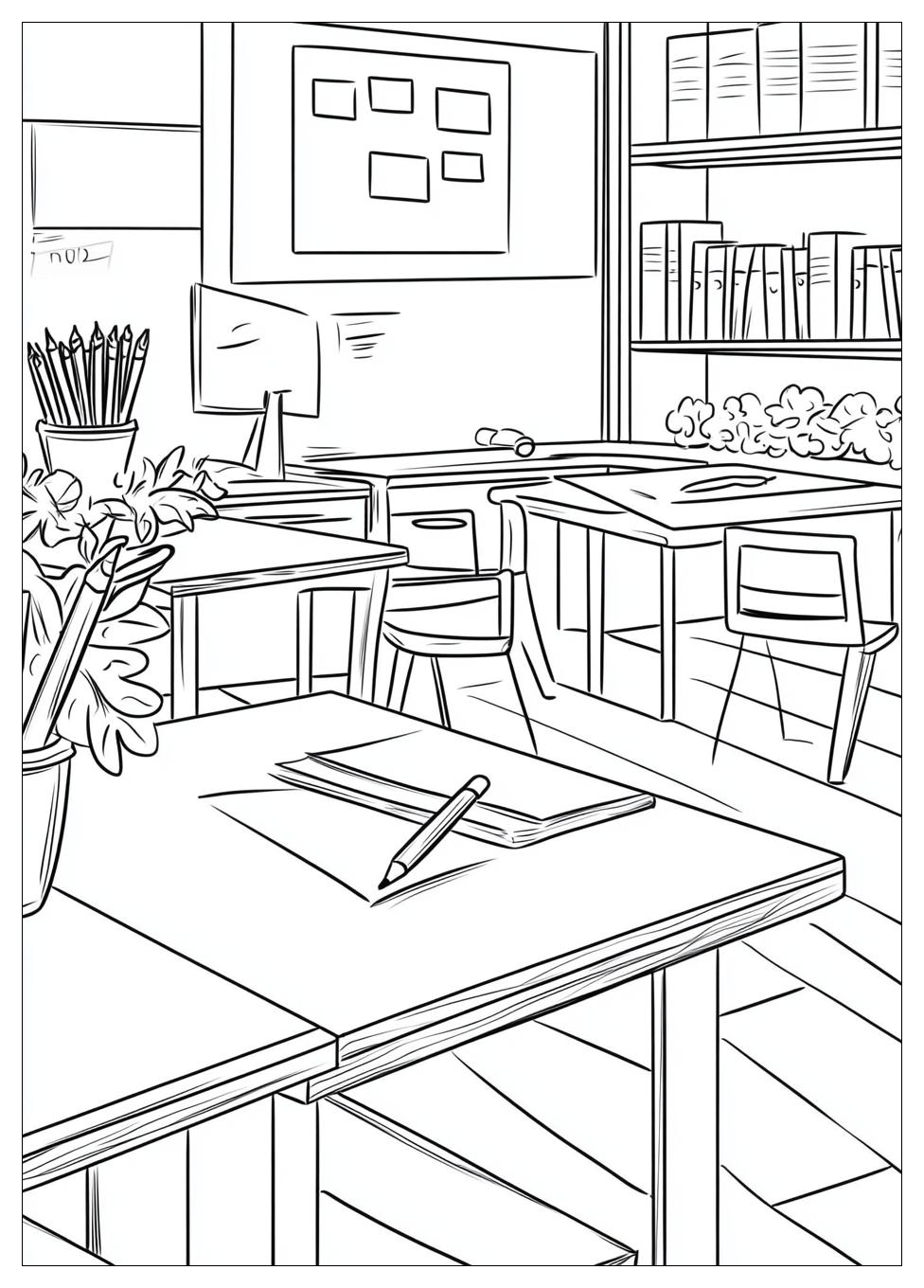 Teacher Coloring Pages-14