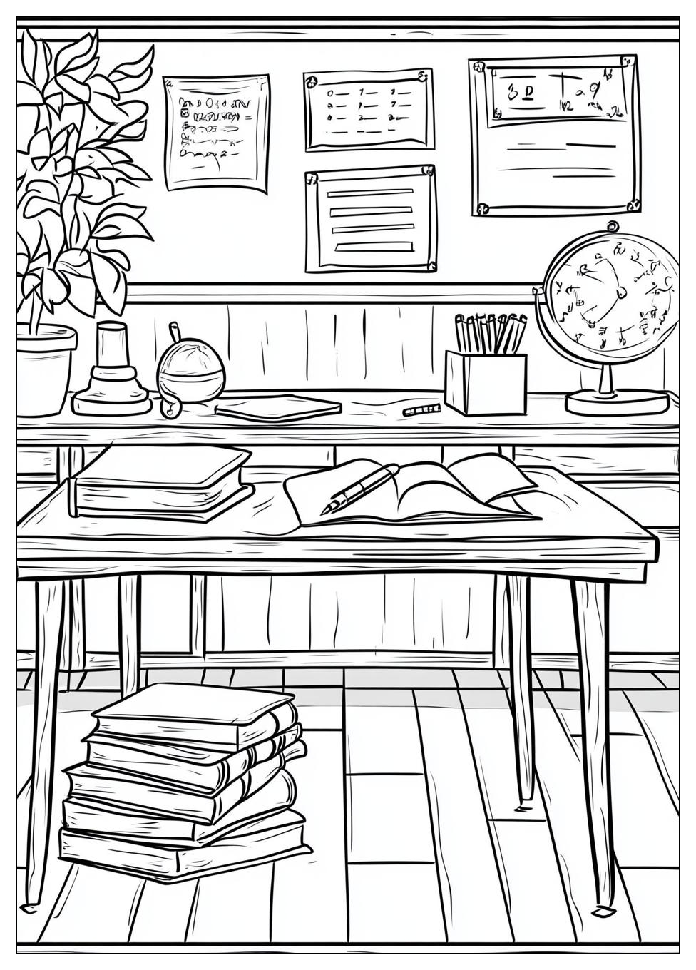 Teacher Coloring Pages-16