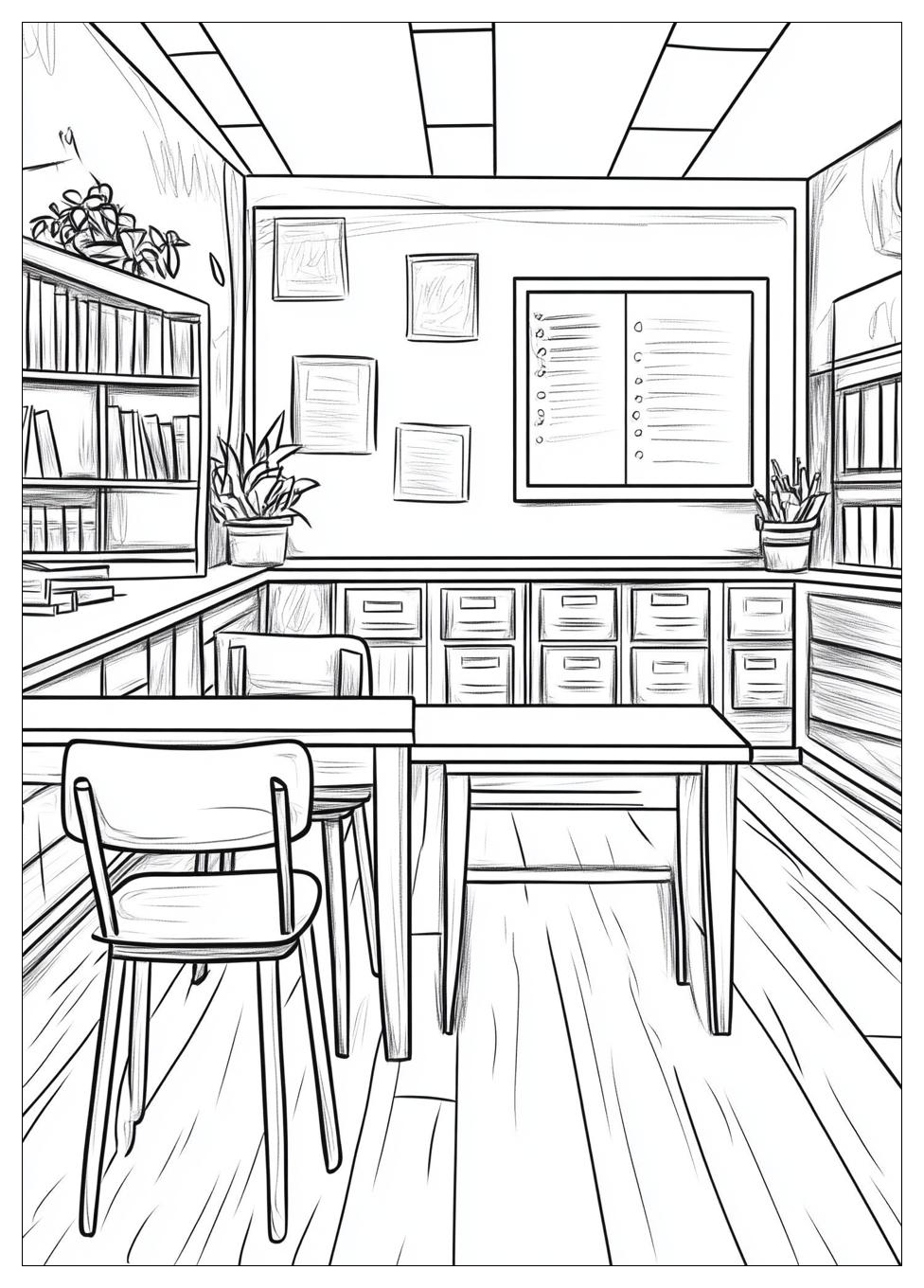 Teacher Coloring Pages-19