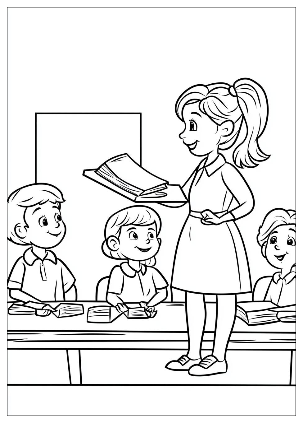 Teacher Coloring Pages-2