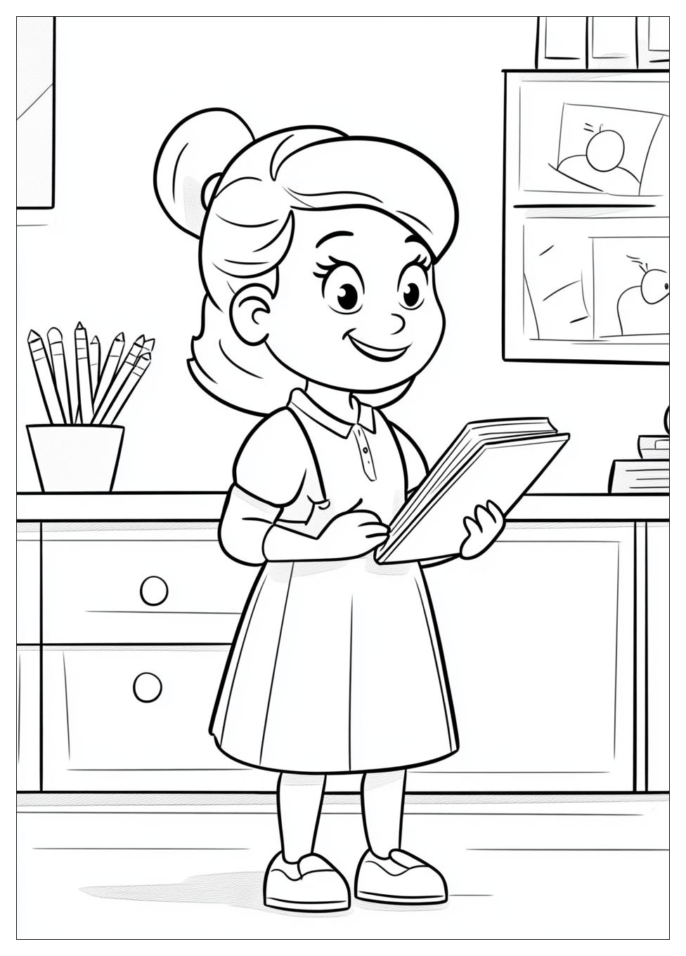 Teacher Coloring Pages-3