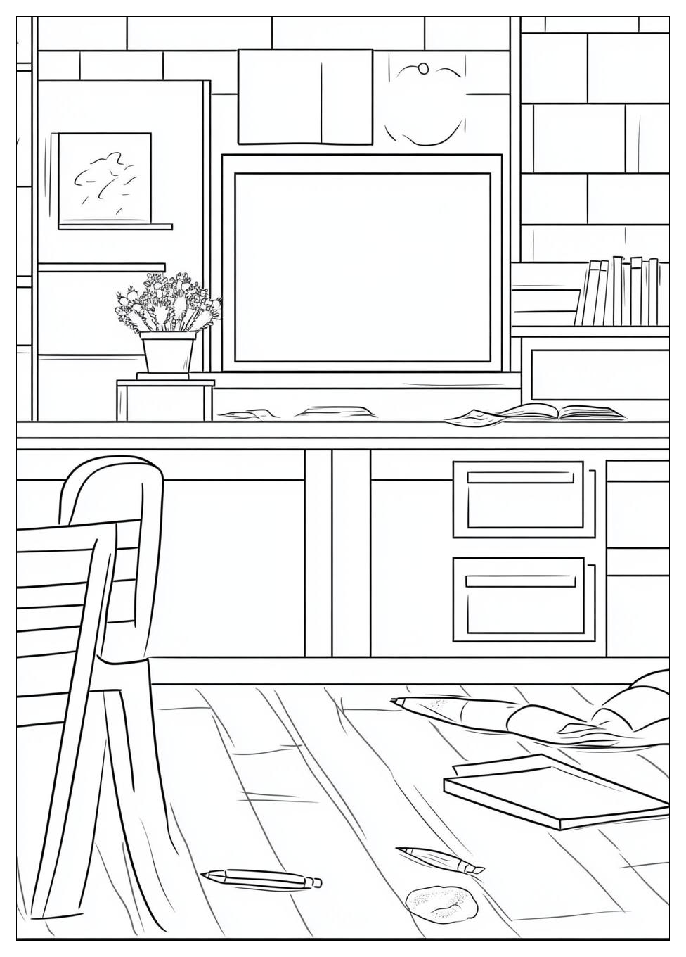 Teacher Coloring Pages-4