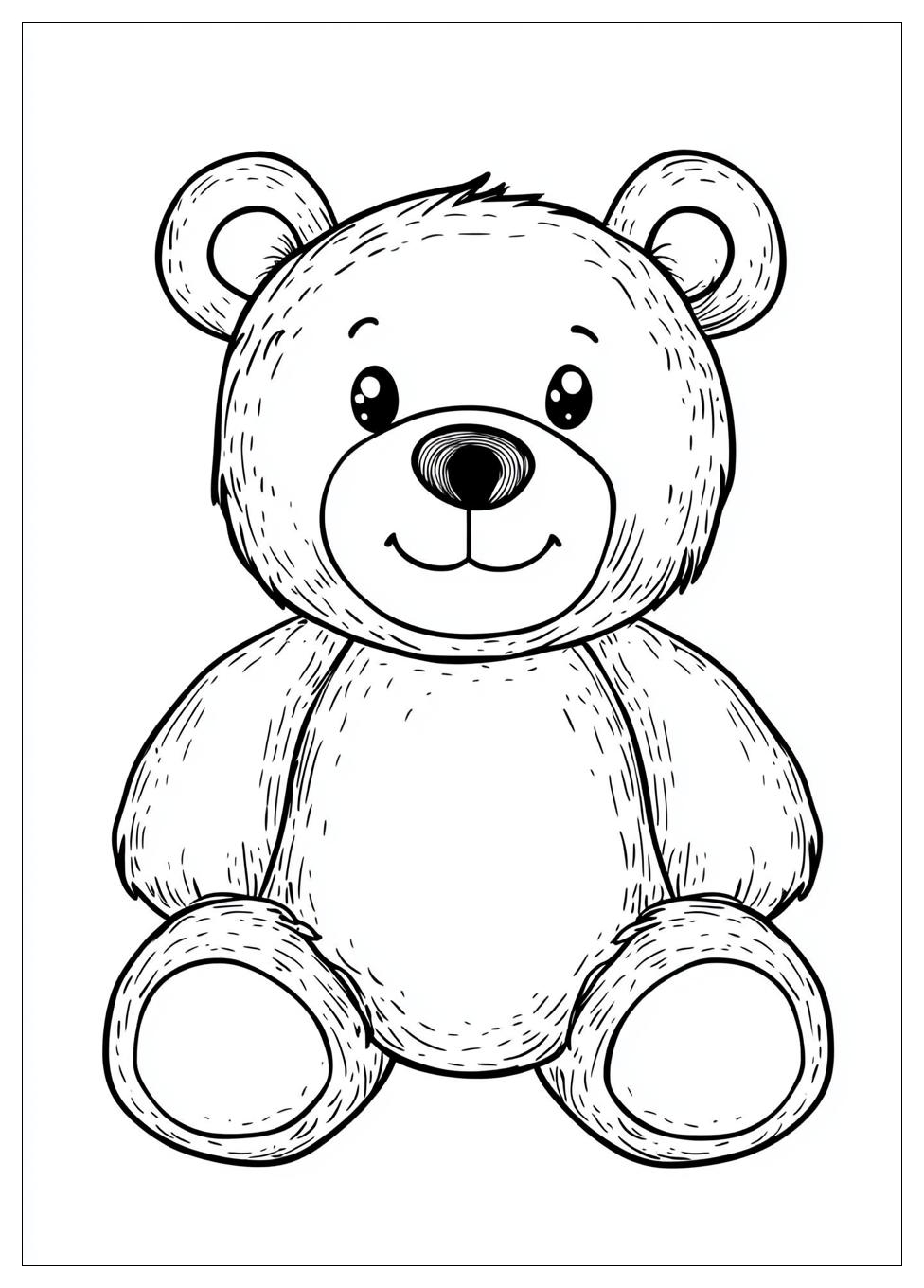Teddy Bear Coloring Pages-14