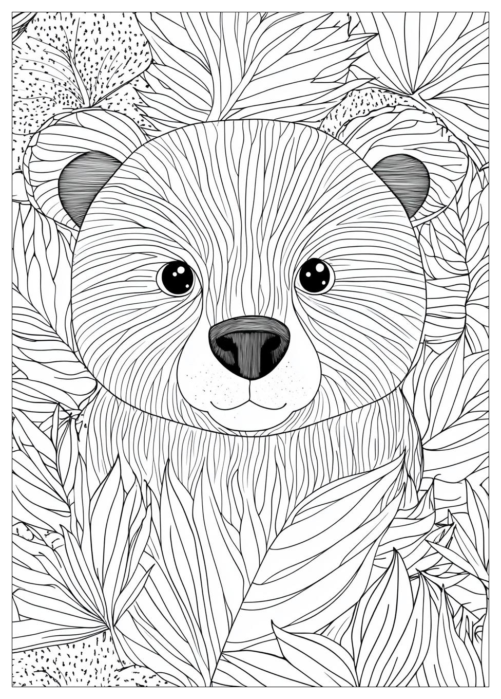 Teddy Bear Coloring Pages-15