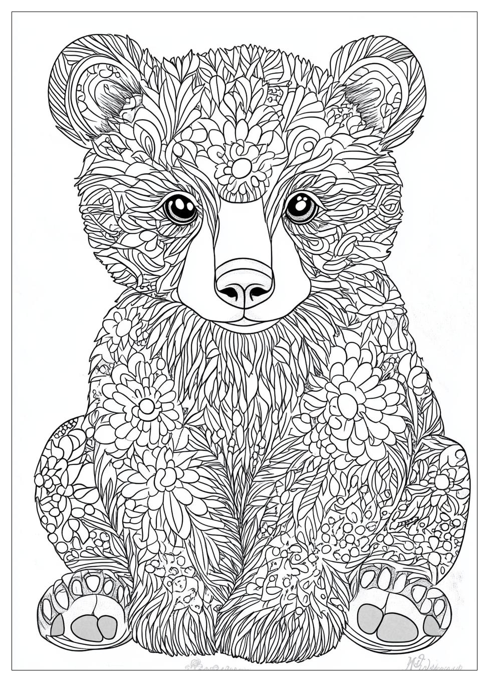 Teddy Bear Coloring Pages-18