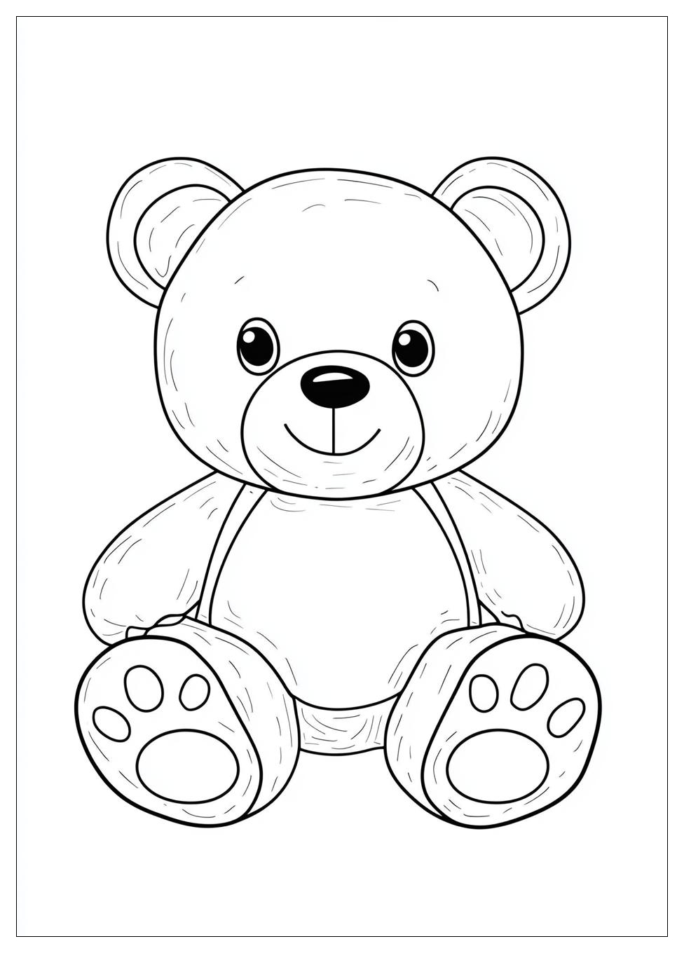 Teddy Bear Coloring Pages-4
