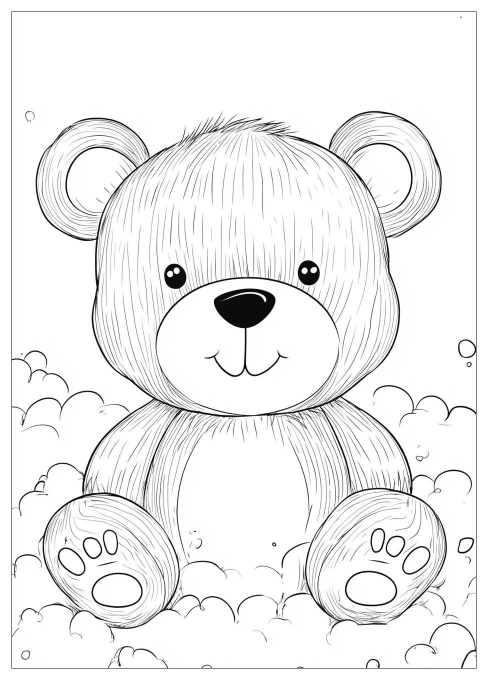 Teddy Bear Coloring Pages-6