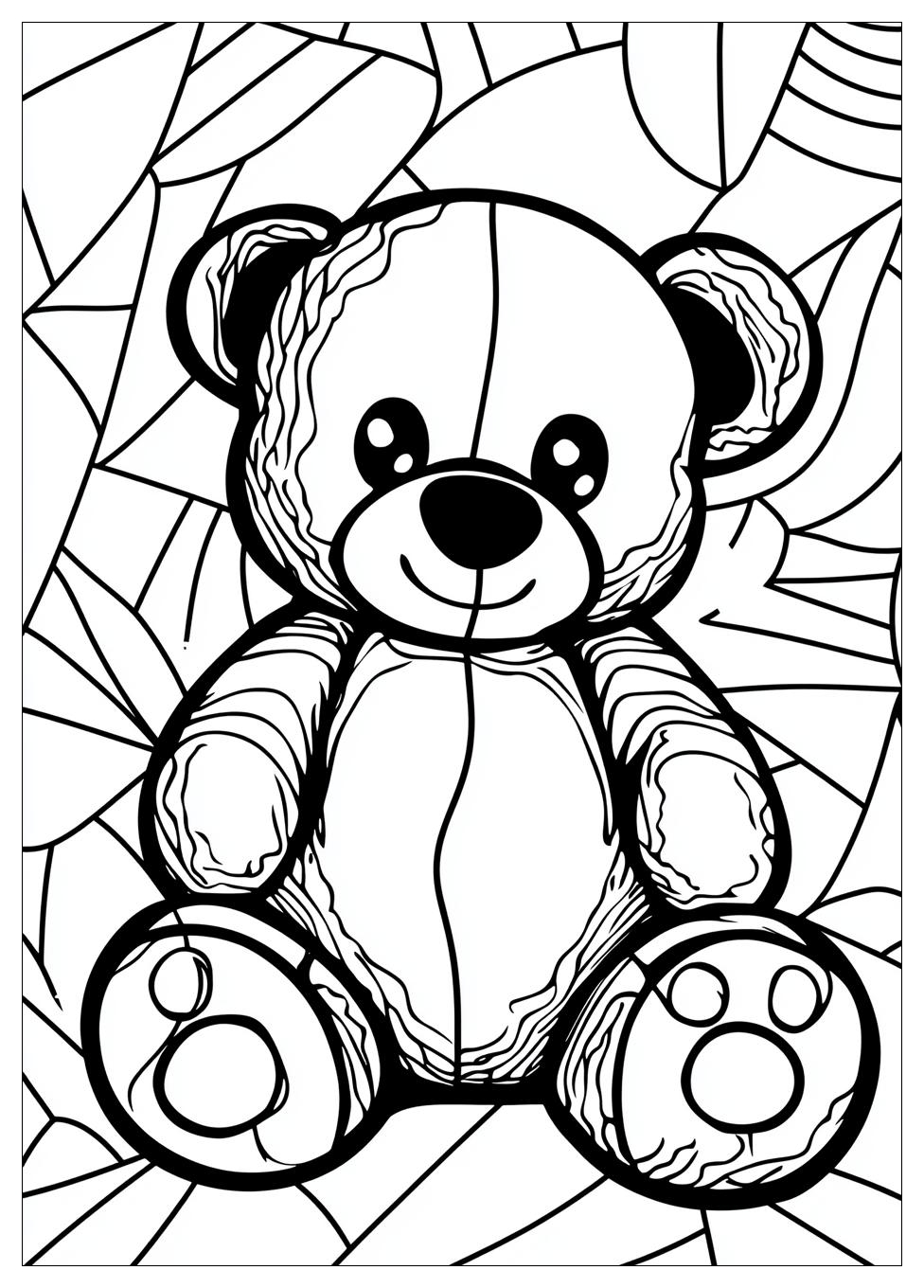 Teddy Bear Coloring Pages-7