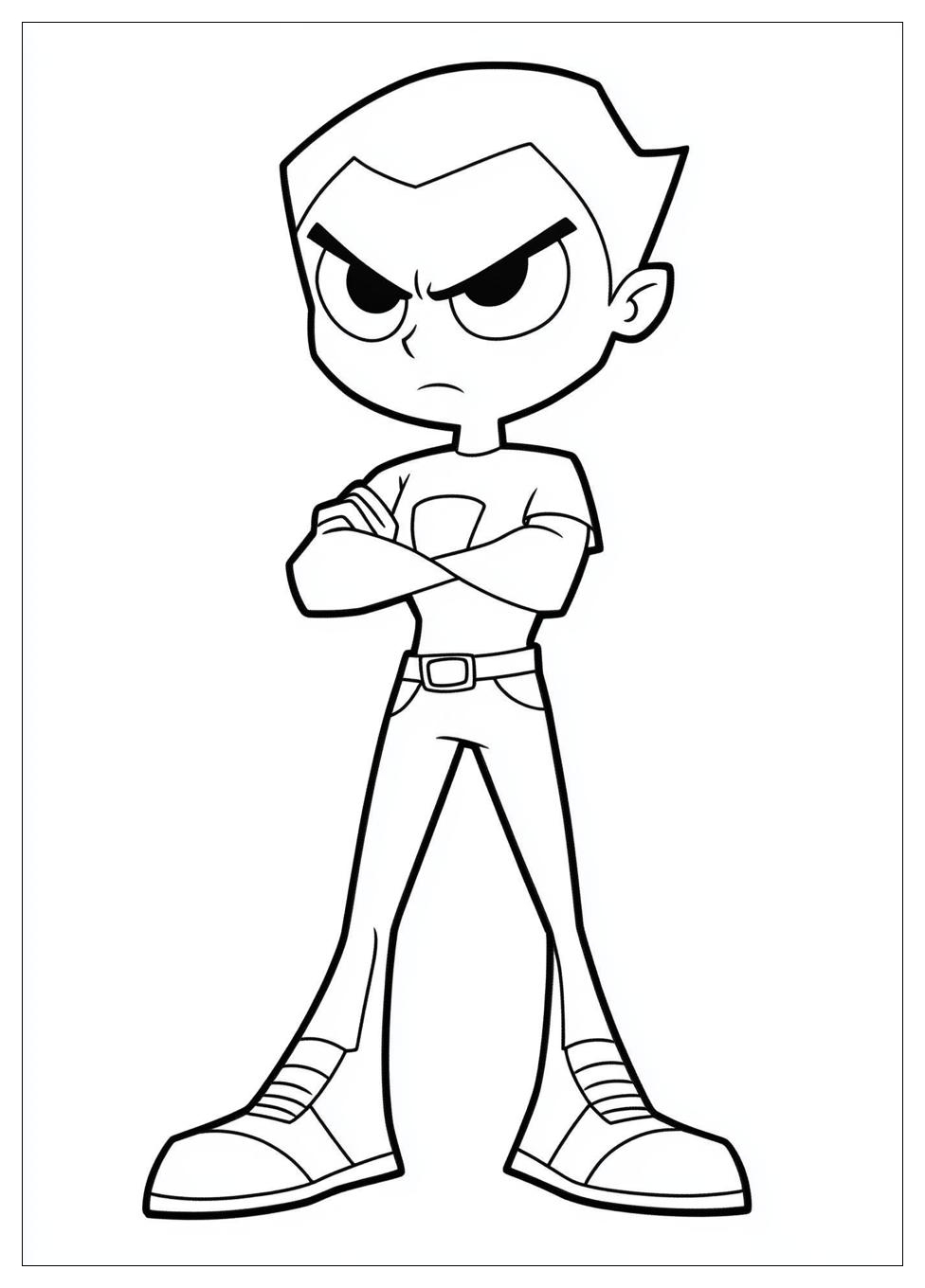 Teen Titans Go Coloring Pages-11