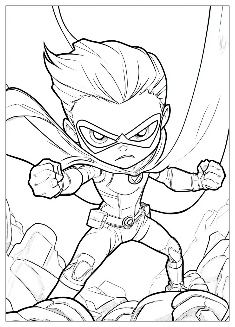 Teen Titans Go Coloring Pages-15