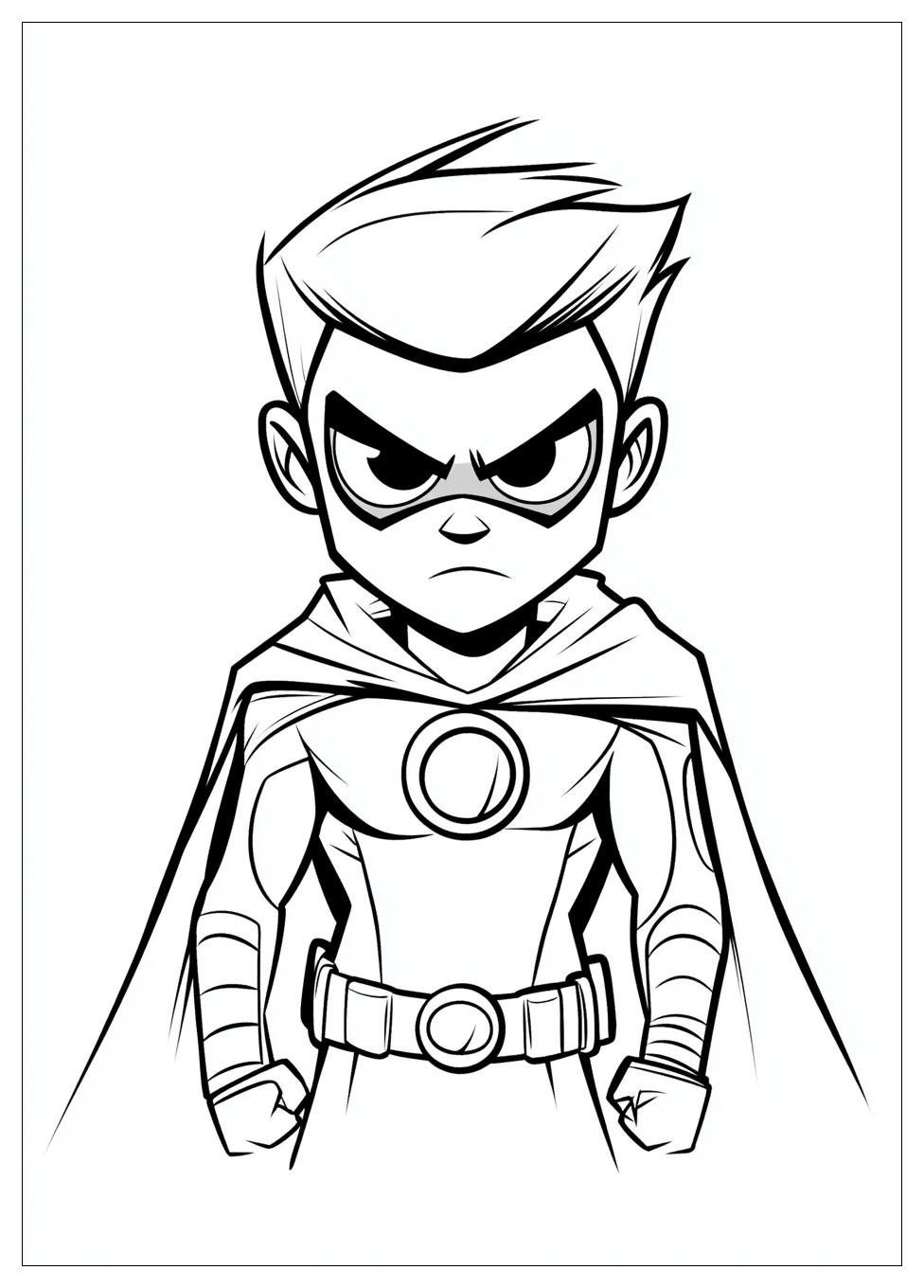 Teen Titans Go Coloring Pages-17