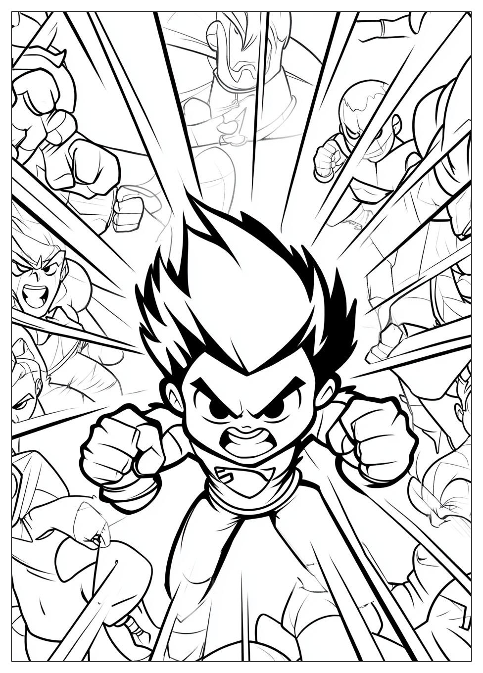 Teen Titans Go Coloring Pages-19