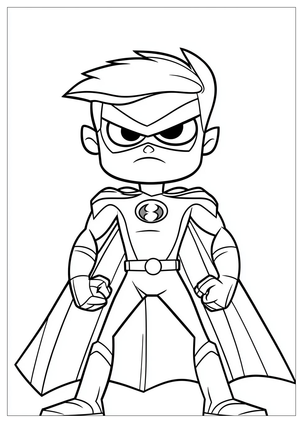 Teen Titans Go Coloring Pages-2