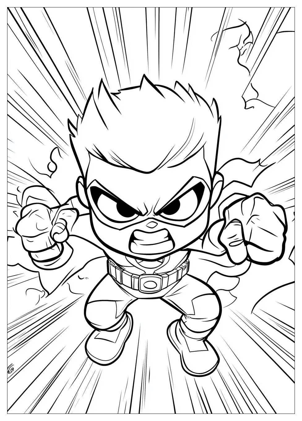 Teen Titans Go Coloring Pages-3