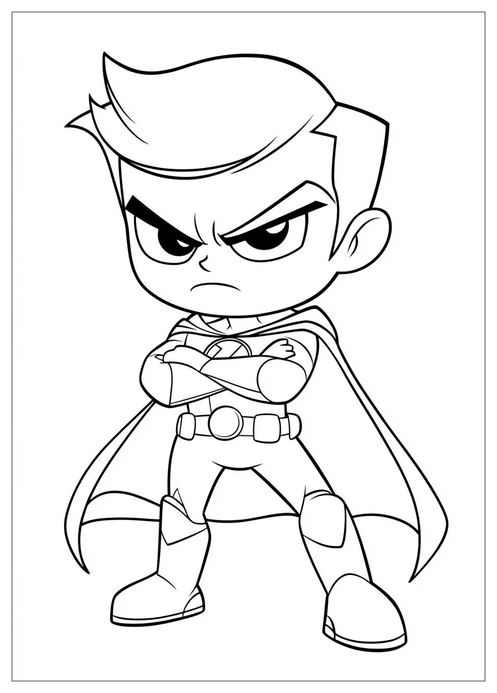 Teen Titans Go Coloring Pages-4