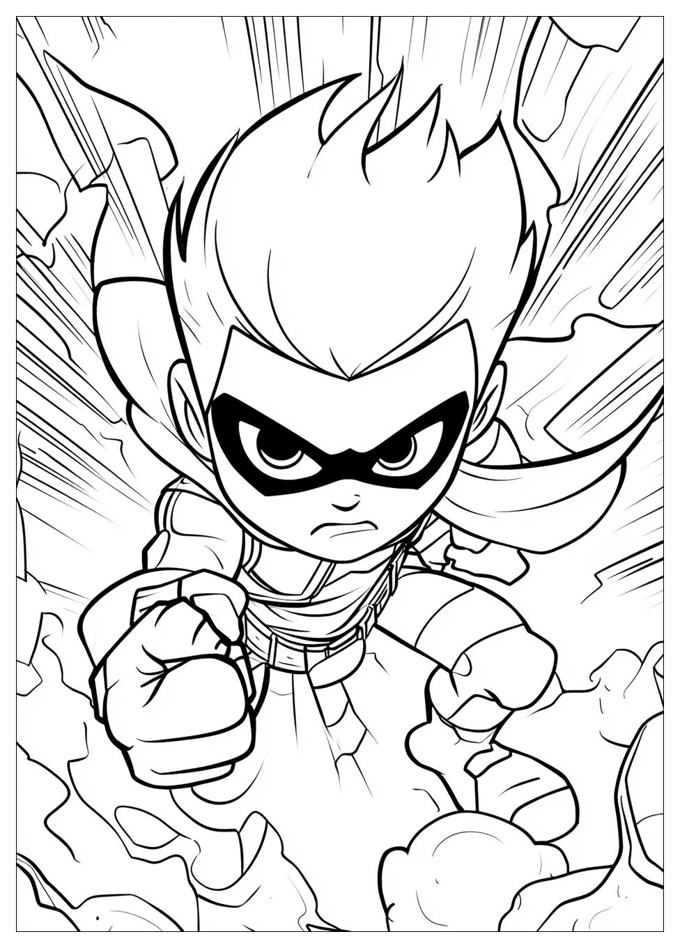 Teen Titans Go Coloring Pages-6