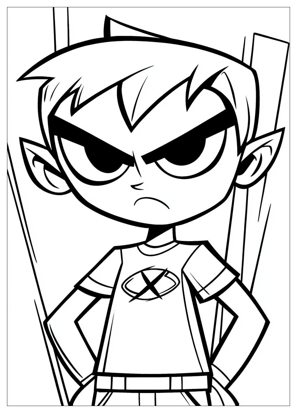 Teen Titans Go Coloring Pages-7