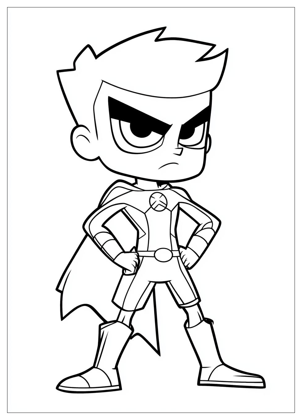 Teen Titans Go Coloring Pages-9