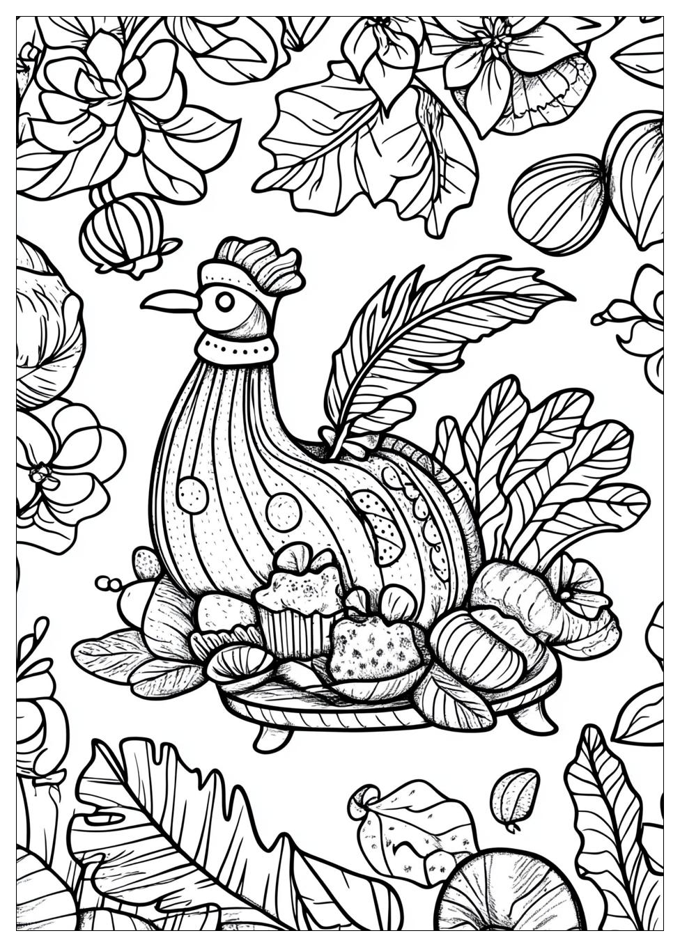 Free Printable Thanksgiving Coloring Pages 6 Thanksgiving Coloring Pages-6