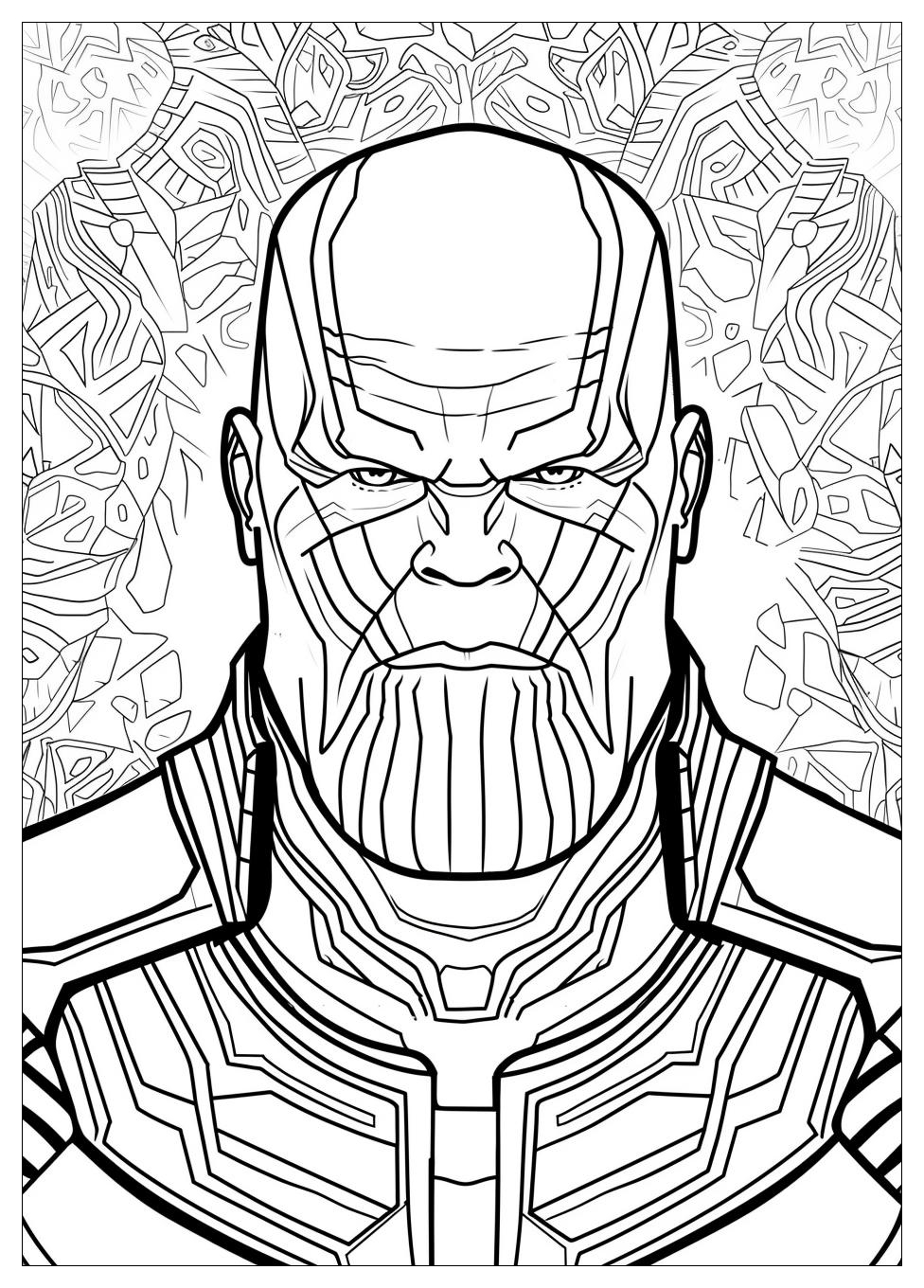 Thanos Coloring Pages-5