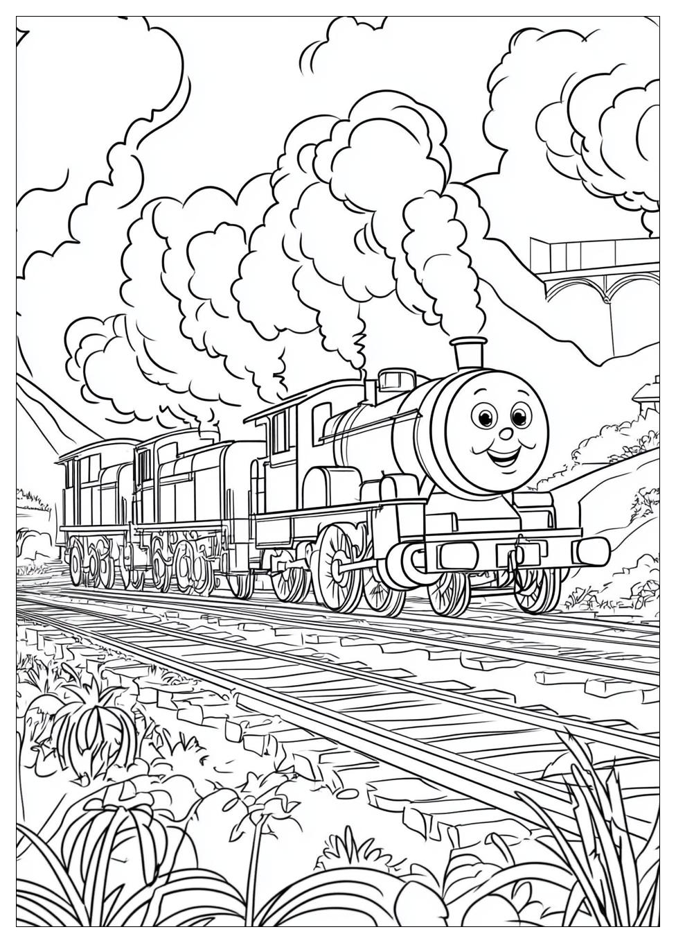 Thomas And Friends Coloring Pages-16