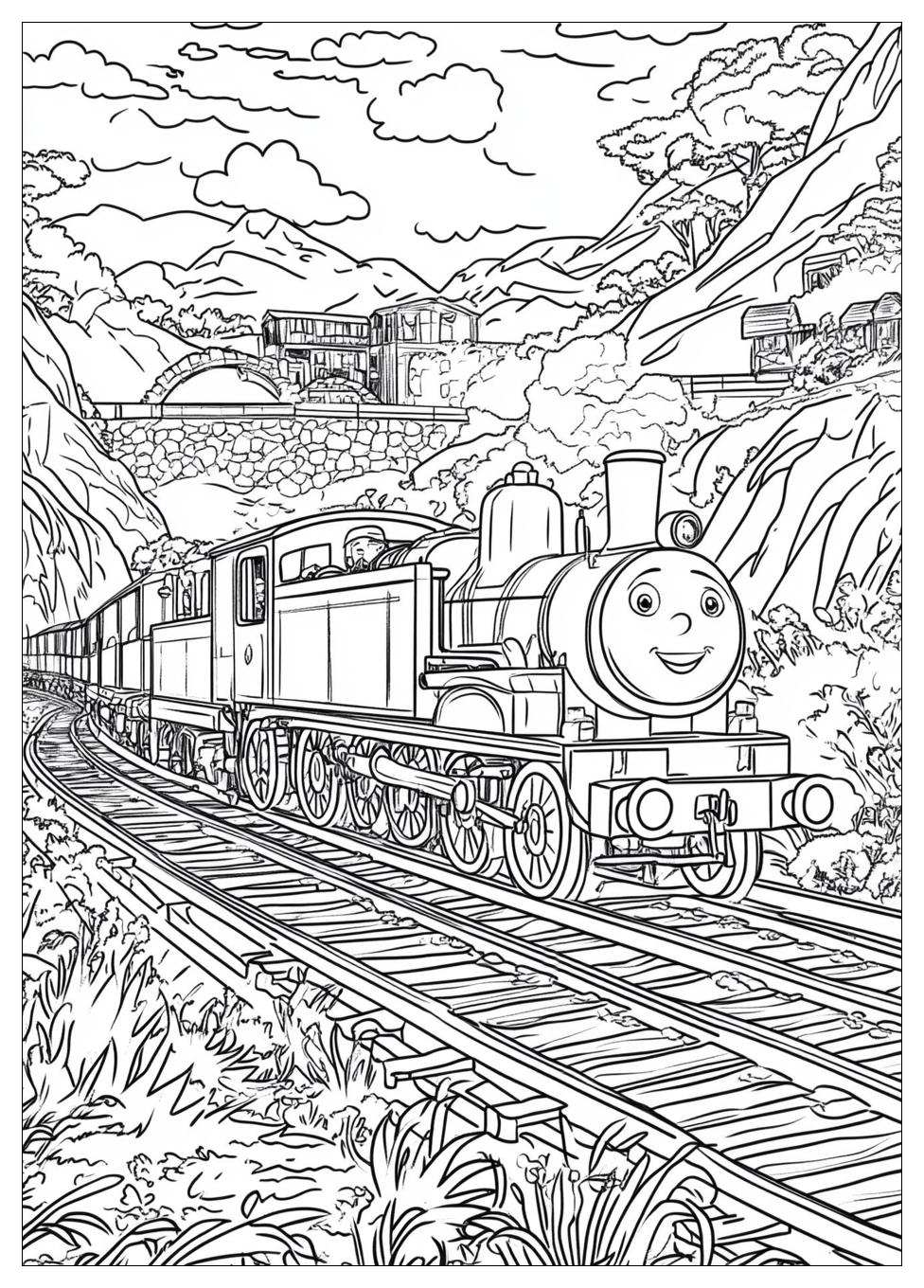 Thomas And Friends Coloring Pages-17